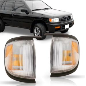 Pisca Lanterna Dianteira Pathfinder 1996 97 98 99 Aro Preto Lado Esquerdo
