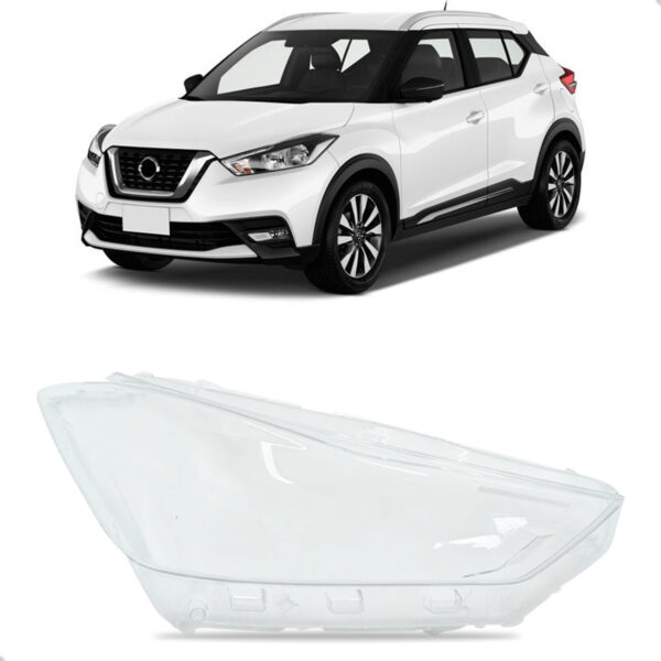 Lente Farol Dianteiro Para Nissan Kicks 2017 2018 A 2021 Lado Direito