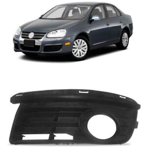 Moldura Milha Jetta 2006 A 2010 Com Furo De Friso E Milha Lado Esquerdo