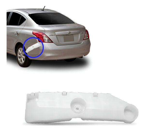 Guia Suporte Central Parachoque Traseiro Versa 2011 A 2015 Lado Direito