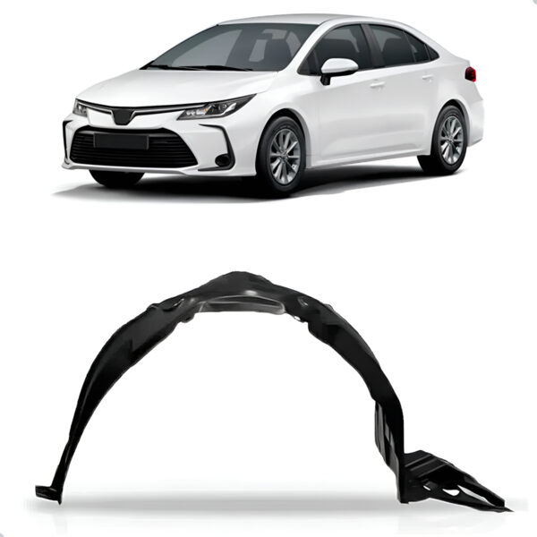 Protetor Caixa De Roda Dianteiro Corolla 2020 2021 2022 2023 Lado Esquerdo