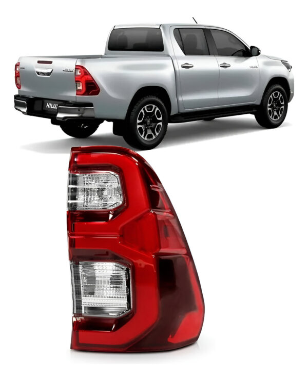 Lanterna Traseira Hilux Srv 2021 2022 2023 Com Led Lado Direito