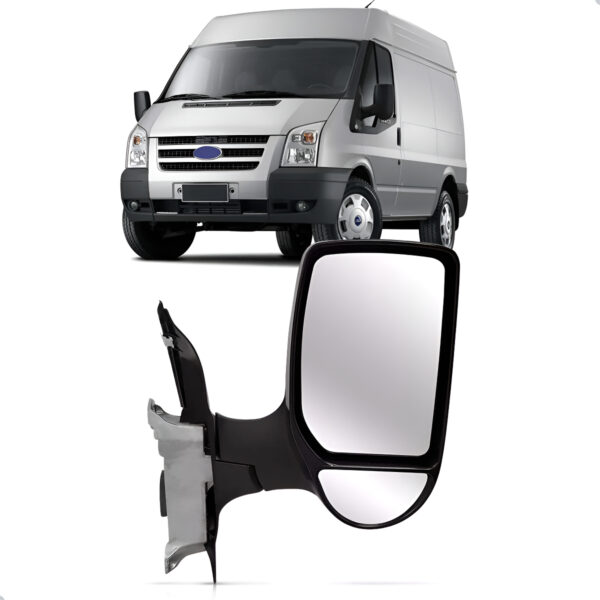 Retrovisor Transit 2007 A 2014 Fixo C/ Braço Longo Lado Direito