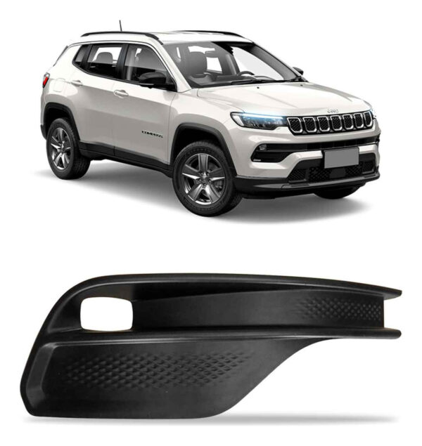 Tela Frontal Parachoque Dianteiro Compass 21 22 23 Com Furo Lado Direito