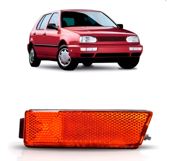 Pisca Seta Parachoque Vw Golf 1994 1995 1996 1997 1998 Âmbar Lado Esquerdo