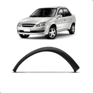 Vão De Roda Dianteiro Para Corsa 1994 A 2009 Texturizado Lado Esquerdo