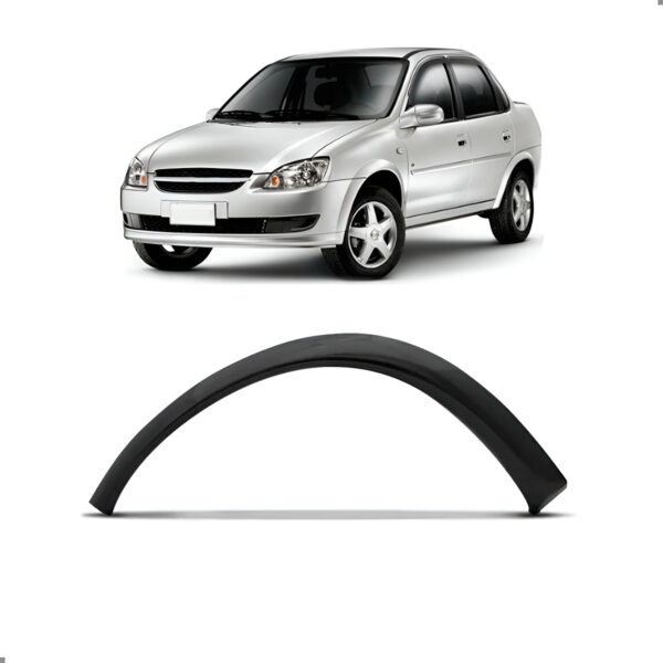 Vão De Roda Dianteiro Para Corsa 1994 A 2009 Texturizado Lado Esquerdo