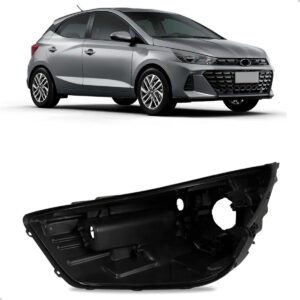 Carcaça Farol Para Hyundai Hb20 2023 2024 Lado Esquerdo