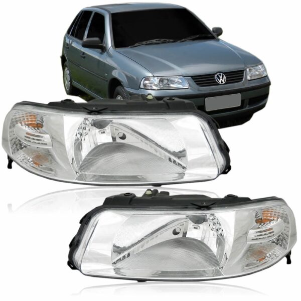 Farol Gol G3 Parati Saveiro 00 01 02 03 04 05 Foco Simples Lado Direito