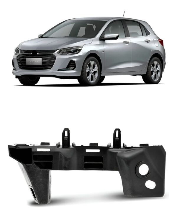 Suporte Guia Parachoque Onix 2020 2021 2022 2023 Dianteiro Lado Esquerdo