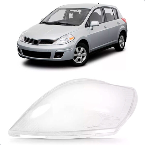 Lente Farol Dianteiro Para Nissan Tiida 2008 A 2013 Lado Esquerdo