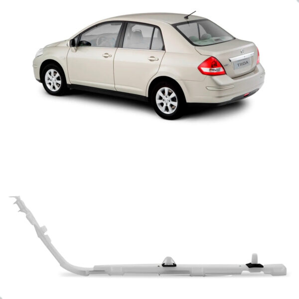 Guia Parachoque Traseiro Tiida 2007 A 2013 Lado Esquerdo