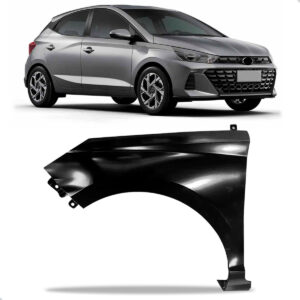 Paralama Para Hyundai Hb20 2023 2024 Sem Furo Pisca Lado Esquerdo