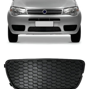 Tela Frontal Moldura Milha Palio 2004 2005 06 2007 Sem Furo Lado Esquerdo