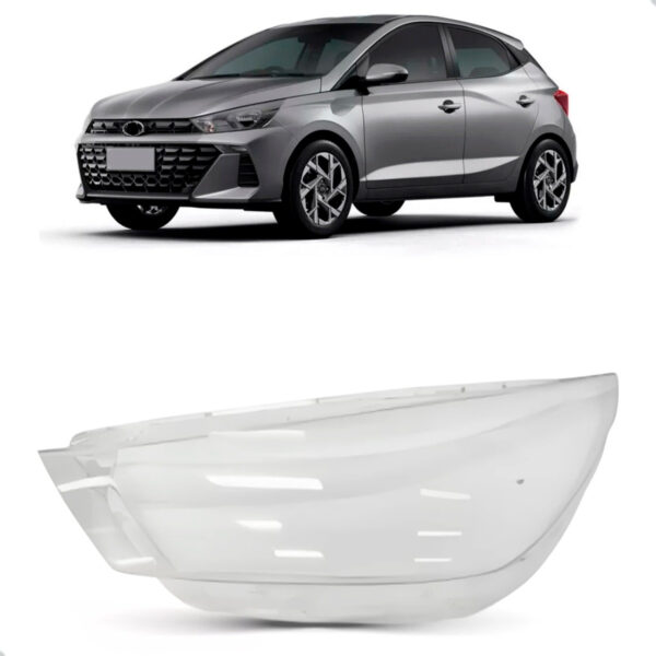 Lente Farol Para Hyundai Hb20 2023 2024 2025 2026 Lado Esquerdo