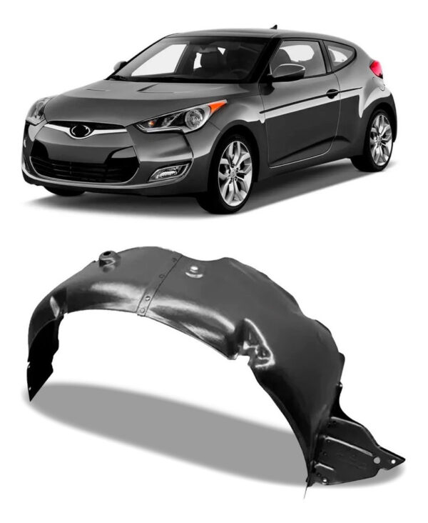 Protetor Caixa De Roda Dianteiro Veloster 12 2013 2014 2015 Lado Direito