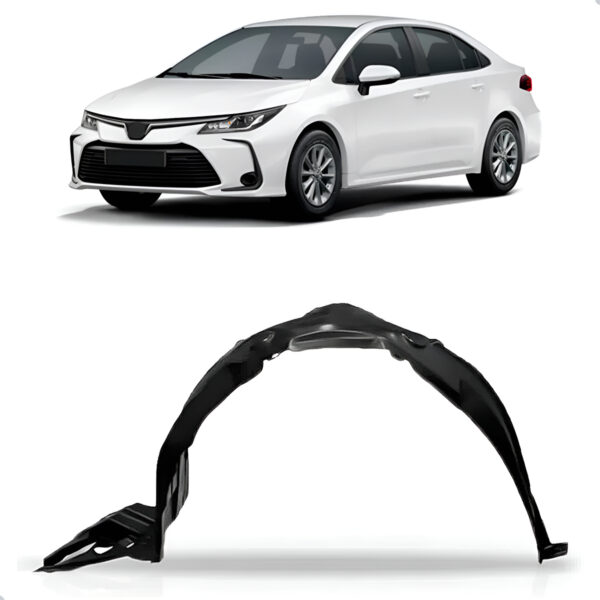 Protetor Caixa De Roda Dianteiro Corolla 2020 2021 2022 2023 Lado Direito