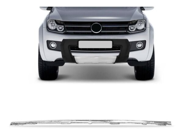 Friso Da Grade Amarok Cromado 10 11 12 13 14 Superior Lado Direito
