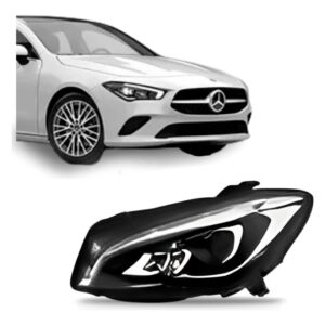 Farol Para Mercedes Bens Cla 2015 A 2018 C/led S/reator 8p Lado Esquerdo