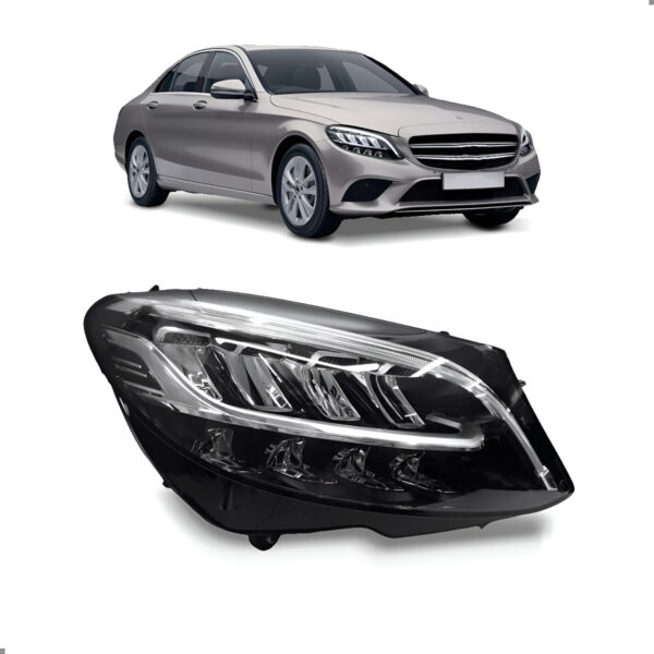 Farol C180 2019 2020 21 2022 C200 C300 C63 Eletrico Full Led Lado Direito