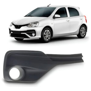 Moldura Farol Milha Etios Ready 2017 A 2020 Com Furo Lado Direito