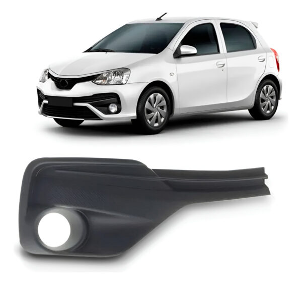 Moldura Farol Milha Etios Ready 2017 A 2020 Com Furo Lado Direito
