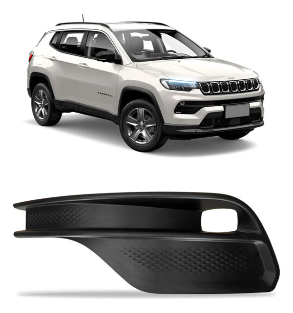 Tela Frontal Parachoque Dianteiro Compass 21 22 23 Com Furo Lado Esquerdo