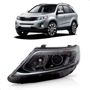 Farol Dianteiro Sorento 2014 A 2015 Elétrico C/ Motor C/ Led Lado Esquerdo