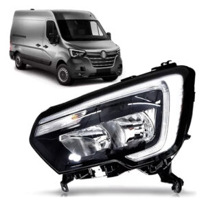 Farol Para Renault Master 2022 2023 2024 Eletrico Com Drl Lado Esquerdo