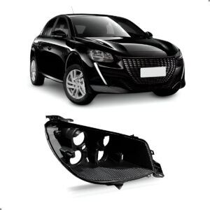Carcaça Farol Para Peugeot 208 2020 2021 A 2024 04 Furos Lado Direito