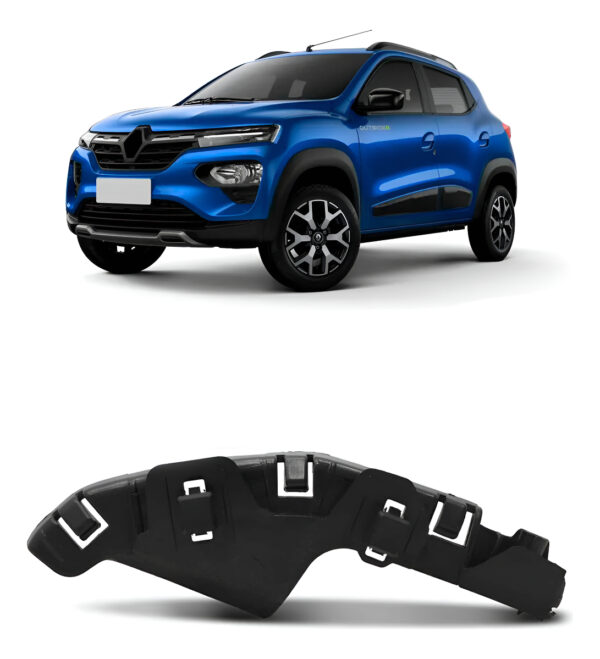 Guia Parachoque Dianteiro Kwid 2018 2019 2020 2021 2022 2023 Lado Direito