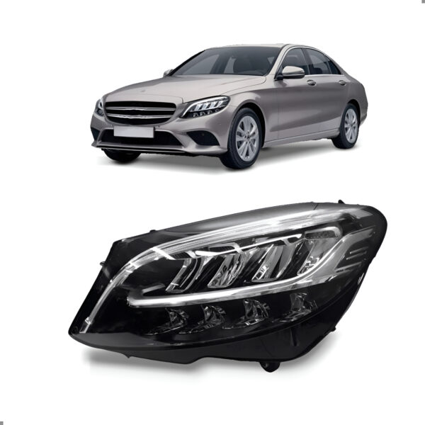 Farol C180 2019 2020 21 2022 C200 C300 C63 Eletrico Full Led Lado Esquerdo