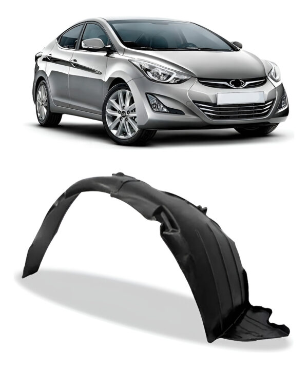 Protetor Caixa De Roda Dianteiro Elantra 2014 2015 2016 Lado Direito