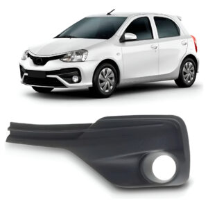 Moldura Farol Milha Etios Ready 2017 A 2020 Com Furo Lado Esquerdo