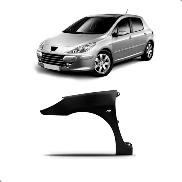 Paralama Dianteiro Para Peugeot 307 2006 A 2012 Lado Esquerdo