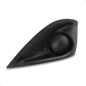 Moldura Milha Fiesta 2011 Até 2012 Sem Furo Preto Lado Esquerdo