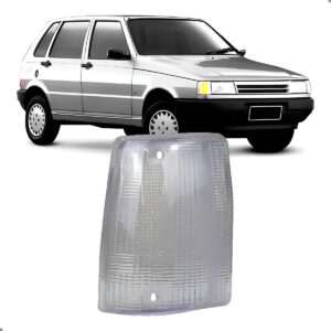 Lente Lanterna Dianteira Cristal Para Uno 1985 A 1990 Lado Direito