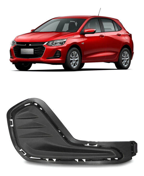 Moldura Milha Onix Plus Lt 2020 A 2023 S/furo Milha Lado Direito