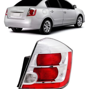 Lanterna Para Nissan Sentra 2007 08 09 2011 Traseira Bicolor Lado Direito
