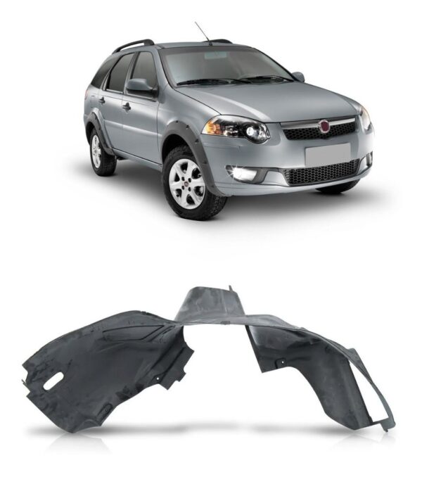 Protetor Caixa De Roda Dianteiro Strada Weekend 2009 A 2012 Lado Direito