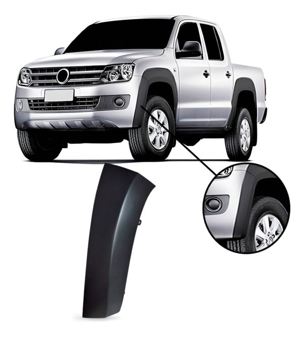 Moldura Parachoque Dianteiro Amarok 2017 2018 2019 2020 Lado Esquerdo