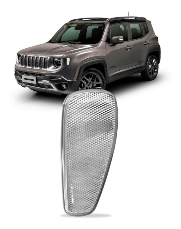 Lanterna Dianteira Lateral Paralama Renegade 20 A 22 Cristal Lado Esquerdo