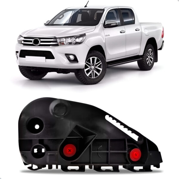 Guia Parachoque Dianteiro Hilux 2016 A 2020 Cabine Dupla Lado Esquerdo