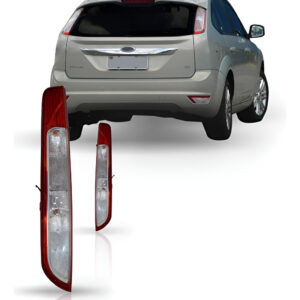 Lanterna Traseira Focus 2009 10 11 12  2013 Hatch Bicolor Lado Esquerdo