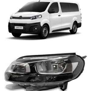 Farol Elétrico Jumpy 2018 A 2024 Scudo 2023 A 2024 Com Motor Lado Esquerdo