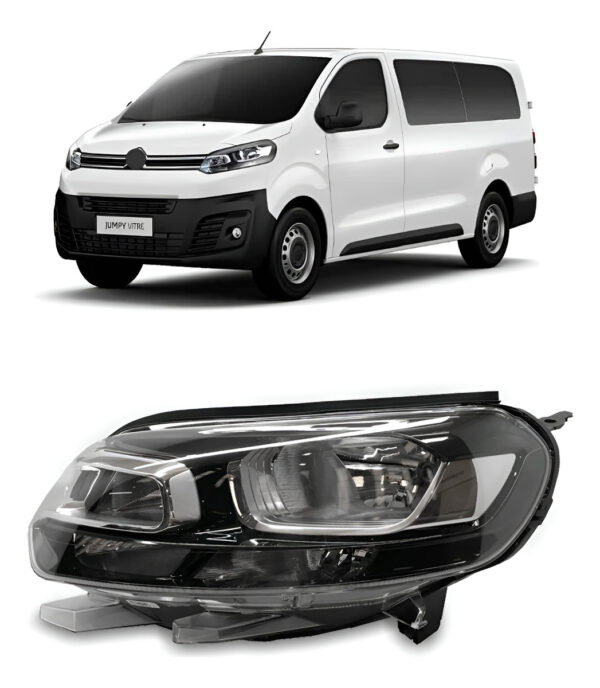 Farol Elétrico Jumpy 2018 A 2024 Scudo 2023 A 2024 Com Motor Lado Esquerdo
