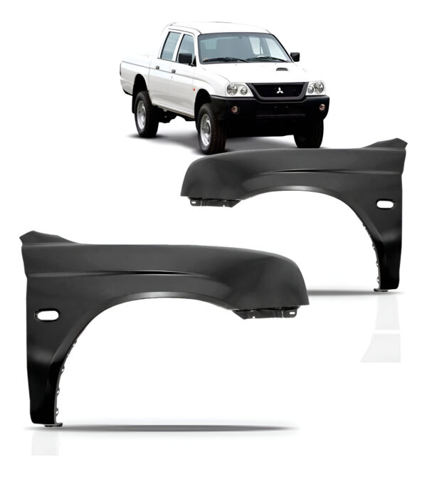 Paralama L200 Sport 04 05 06 07 08 09 10 11 Sem Furo Lado Esquerdo