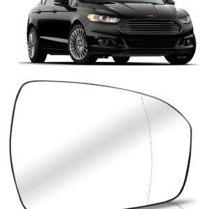 Lente Retrovisor Fusion 2013 2014 2015 2016 Com Base Lado Esquerdo