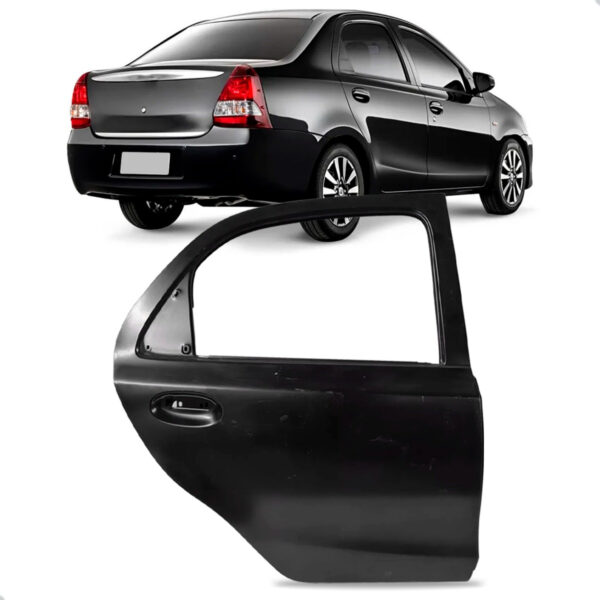 Porta Traseira Etios Sedan 2017 A 2021 Lado Direito