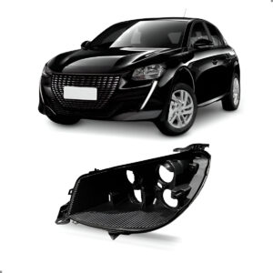 Carcaça Farol Para Peugeot 208 2020 2021 A 2024 04 Furos Lado Esquerdo